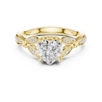 1.81 CT VVS1 D Color Heart Cut Diamond White Gold Engagement Ring