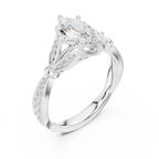 1.81 CT VVS1 D Color Marquise Cut Diamond White Gold Engagement Ring