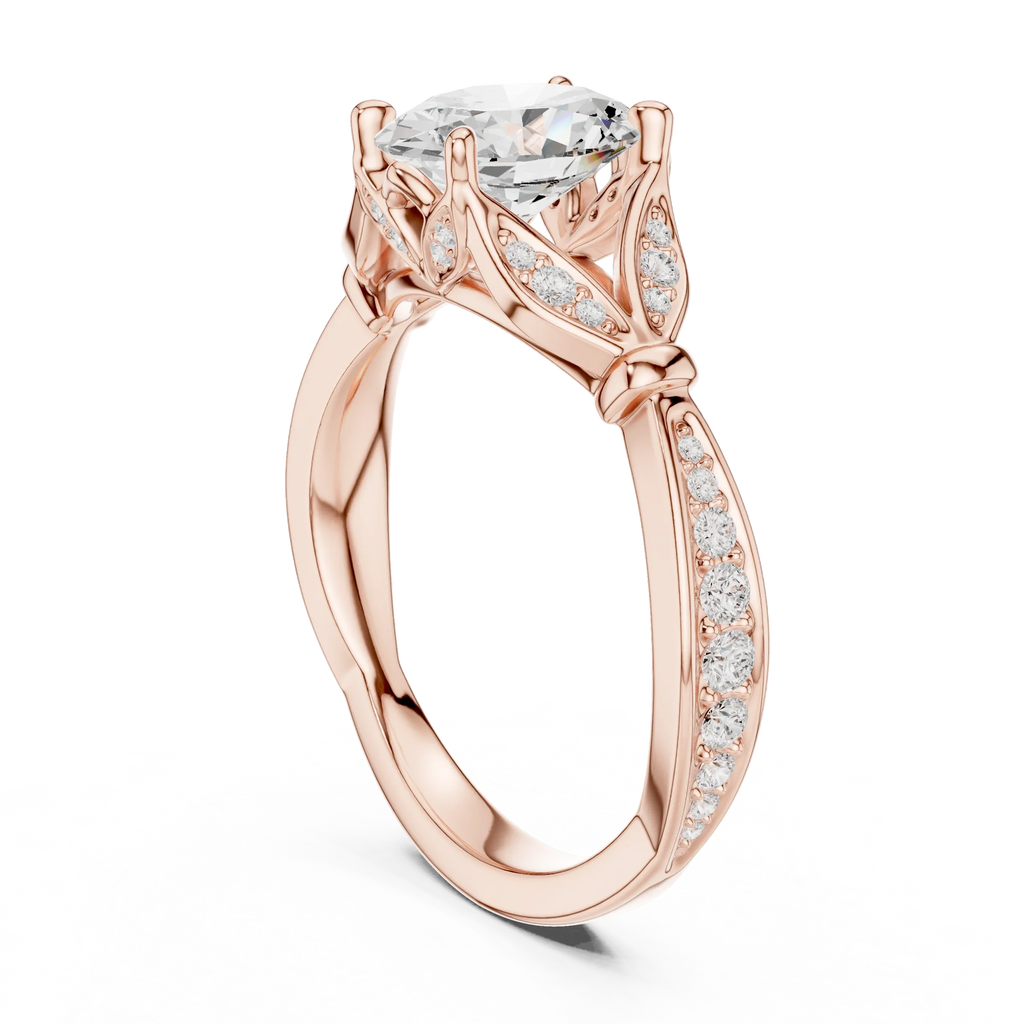 1.81 CT VVS1 D Color Oval Cut Diamond White Gold Engagement Ring