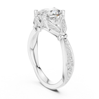 1.81 CT VVS1 D Color Oval Cut Diamond White Gold Engagement Ring