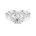 1.81 CT VVS1 D Color Oval Cut Diamond White Gold Engagement Ring