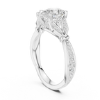 1.81 CT VVS1 D Color Pear Cut Diamond White Gold Engagement Ring