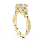 1.81 CT VVS1 D Color Pear Cut Diamond White Gold Engagement Ring