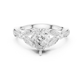 1.81 CT VVS1 D Color Pear Cut Diamond White Gold Engagement Ring