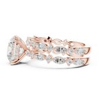4.97 CT VVS D Color Round Cut Diamond Wedding Ring