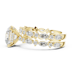 4.97 CT VVS D Color Round Cut Diamond Wedding Ring