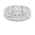 Triple Row Diamond Eternity Band in White Gold Lab Grown Diamond