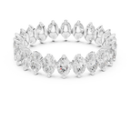 14K White Gold Oval Shape Lab Grown Diamond Eternity Ring