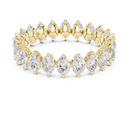 14K White Gold Oval Shape Lab Grown Diamond Eternity Ring