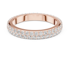 14K Rose Gold Double Row Diamond Pavé Eternity Ring