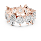 14K Yellow Gold Multi-Shape Diamond Eternity Band