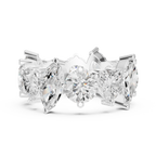 14K Yellow Gold Multi-Shape Diamond Eternity Band