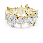 14K Yellow Gold Multi-Shape Diamond Eternity Band