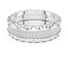 14K Rose Gold Sculpted Diamond Edge Eternity Wedding Band