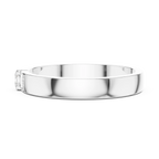 10K White Gold Oval Lab Grown Diamond Petite Cluster Band