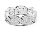 14K Rose Gold Braided Infinity Pavé Lab Grown Diamond Band