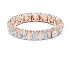 10K Yellow Gold Bar-Set Round Diamond Eternity Ring