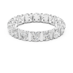 10K Yellow Gold Bar-Set Round Diamond Eternity Ring
