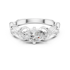 10K Yellow Gold Marquise-Cut Diamond Engagement Infinity Vine Ring