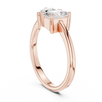 14K White Gold Two-Stone Lab Grown Diamond Engagement Ring