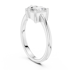 14K White Gold Two-Stone Lab Grown Diamond Engagement Ring