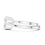 14K White Gold Two-Stone Lab Grown Diamond Engagement Ring