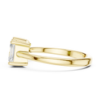 14K White Gold Two-Stone Lab Grown Diamond Engagement Ring