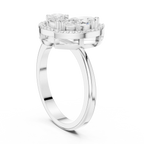 18K Yellow Gold Marquise and Pear-Cut Diamond Engagement Ring