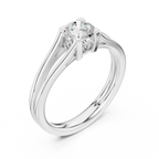 14K Yellow Gold Round Brilliant Handcrafted Classic Yellow Gold Bridal Band