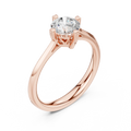 14K Rose Gold Round Brilliant Lab Grown Diamond Engagement Ring