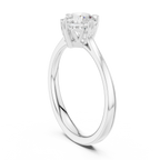 14K Rose Gold Round Brilliant Lab Grown Diamond Engagement Ring