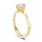 14K Rose Gold Round Brilliant Lab Grown Diamond Engagement Ring