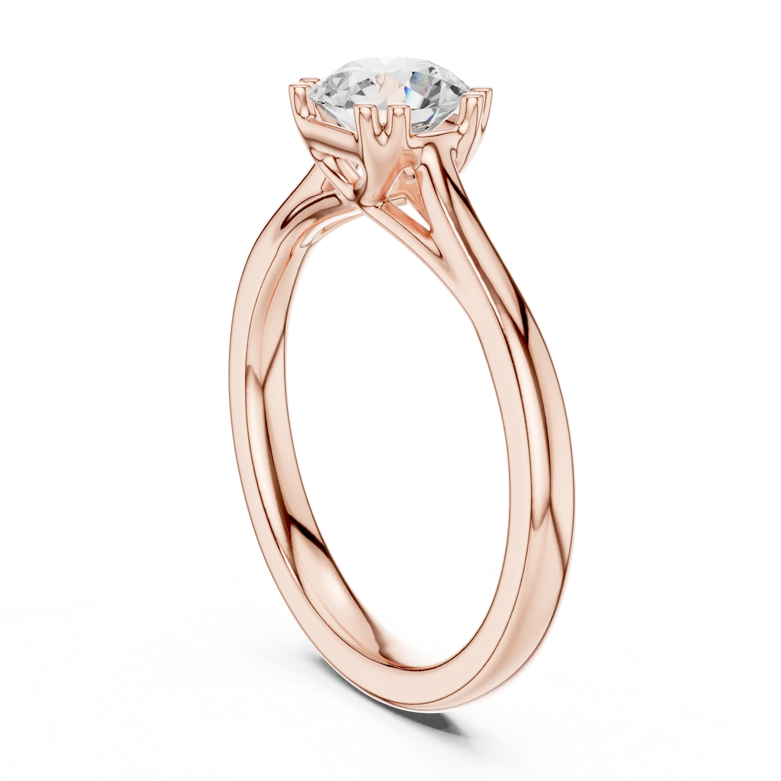 10K Handcrafted Minimalist Yellow Gold Bridal Band