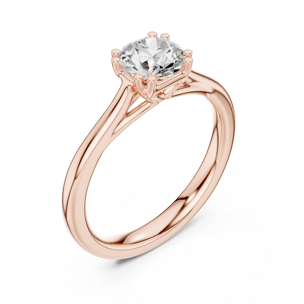 10K Handcrafted Minimalist Yellow Gold Bridal Band