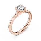 10K Handcrafted Minimalist Yellow Gold Bridal Band