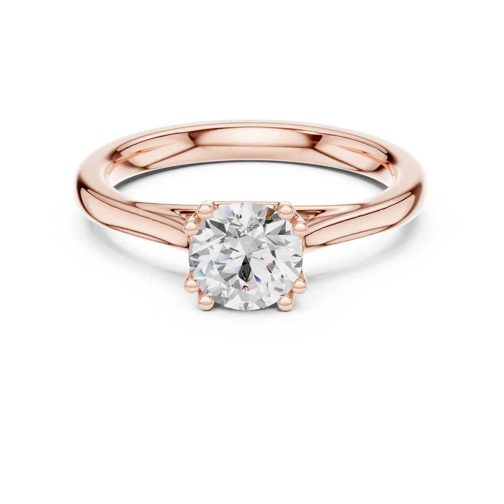 10K Handcrafted Minimalist Yellow Gold Bridal Band