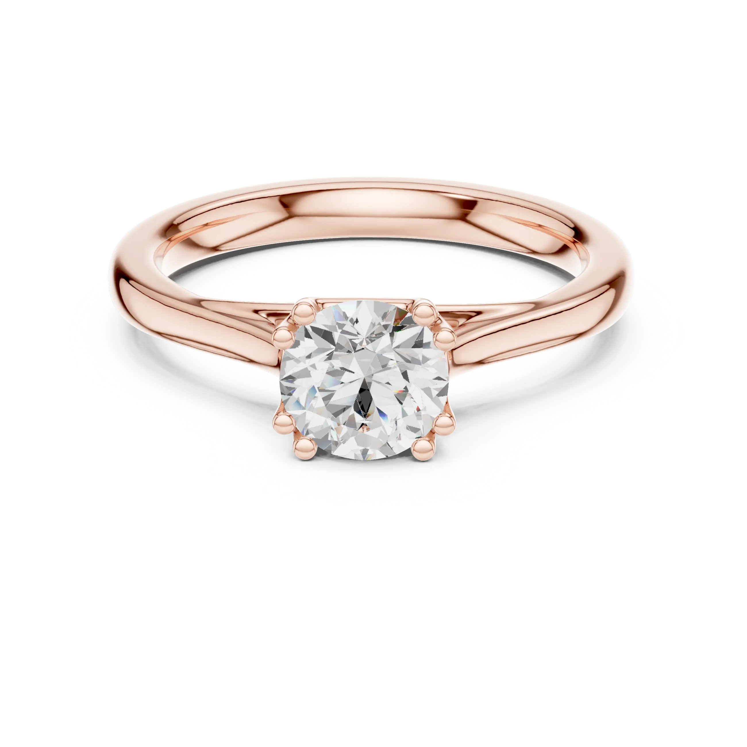 10K Handcrafted Minimalist Yellow Gold Bridal Band