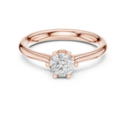 0.63Ct Round Lab grown Diamond Solitaire Engagement Ring