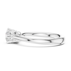 0.63Ct Round Lab grown Diamond Solitaire Engagement Ring