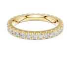 Shared-Prong Moissanite Eternity Band in 10K White Gold