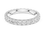 Rose Gold Diamond Eternity Band Round Cut Wedding Ring