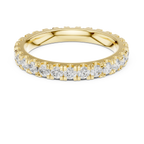 Rose Gold Diamond Eternity Band Round Cut Wedding Ring