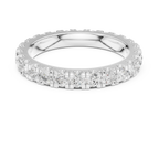 Lab Grown Diamond Round Cut Full Eternity Ring in Yellow Gold