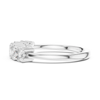 Five-Stone Moissanite Diamond Anniversary Band in 10k Yellow Gold