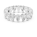 Pear Shape Diamond Ring in White Gold, Teardrop  Eternity Ring