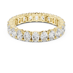 Oval Cut Moissanite Full Eternity Band in 14K Rose Gold