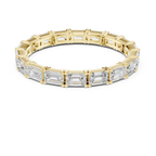 The "Heritage" Emerald Cut Diamond Full Eternity Band in 18K White Gold