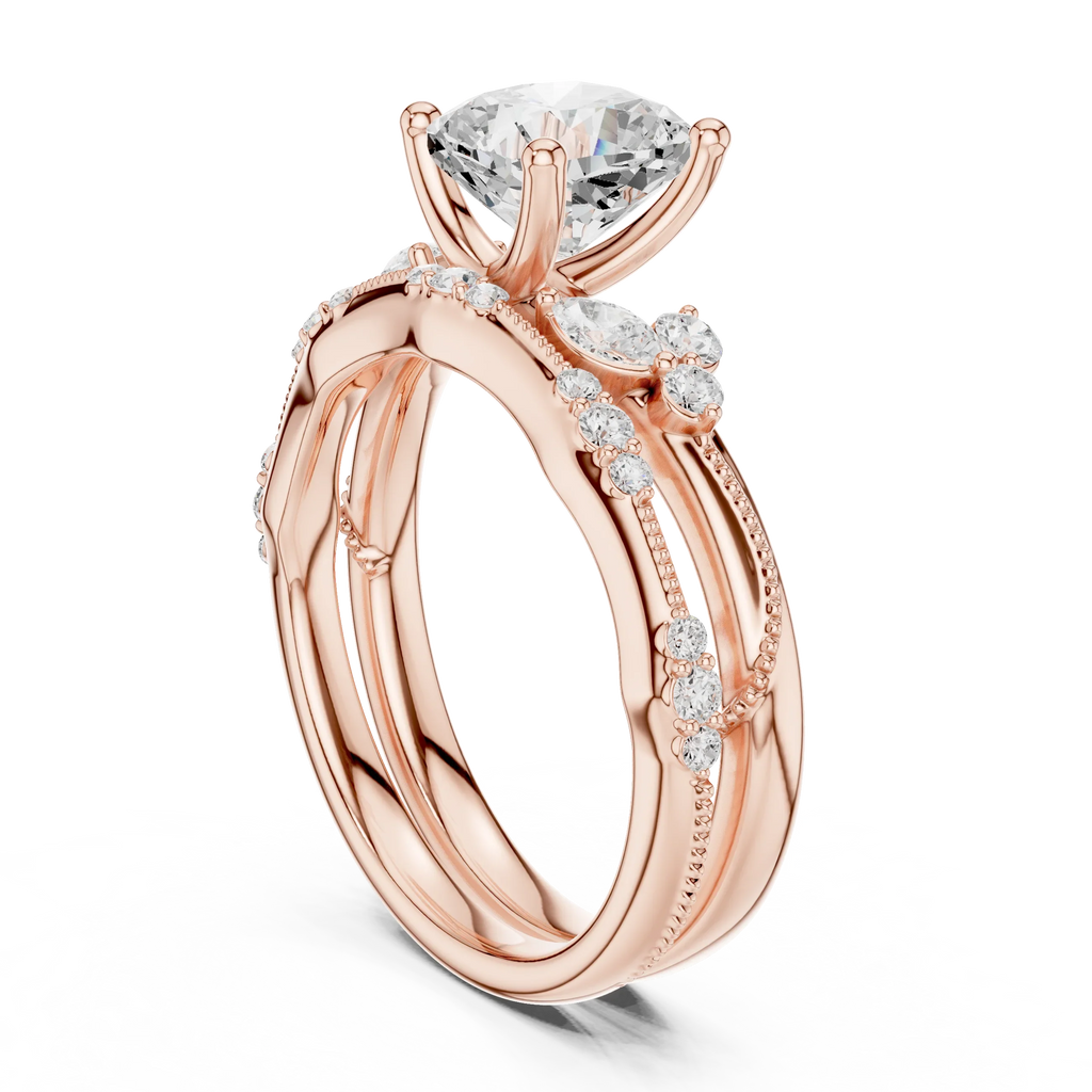2.37 CTW Cushion Cut Moissanite Diamond Rope Twisted Eternity Wedding Band Ring