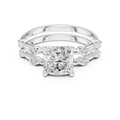 2.86 CT VS Cushion Cut White Gold Diamond Engagement Ring