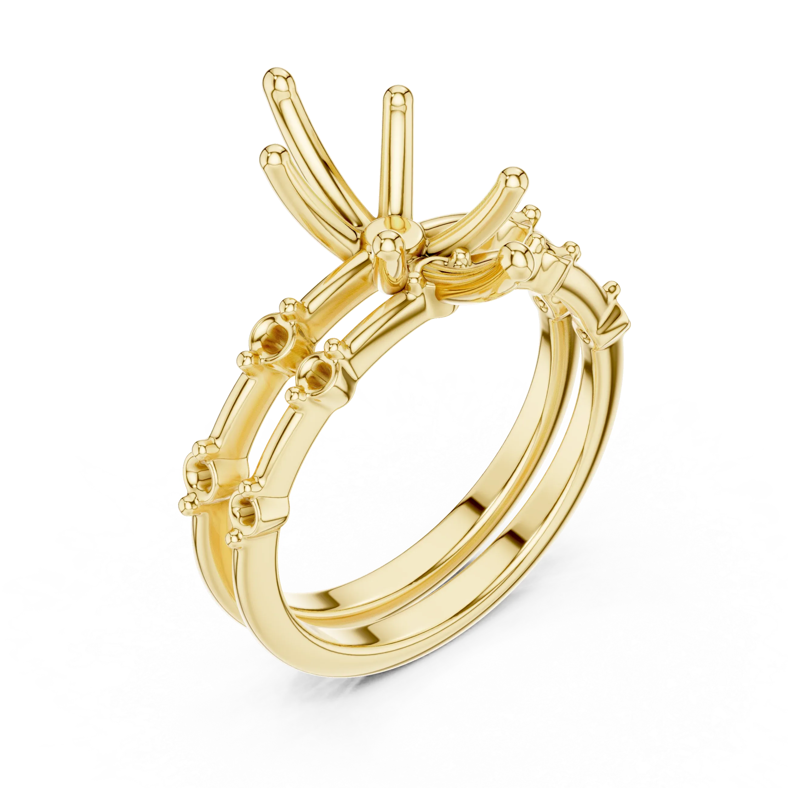 2.86 CT VS Marquise Cut White Gold Diamond Engagement Ring